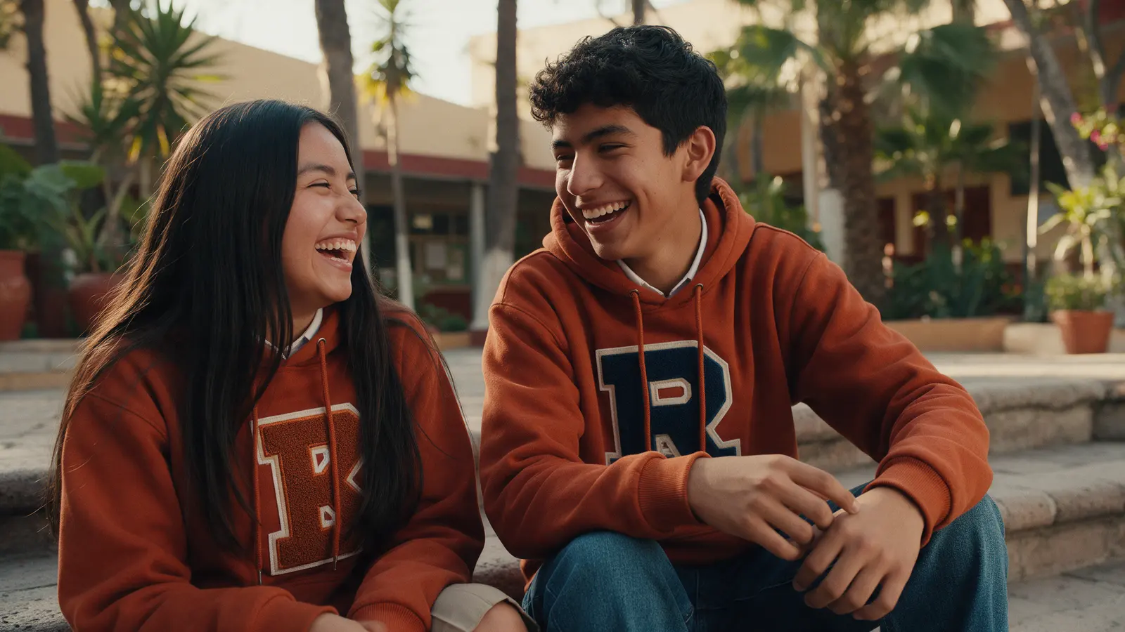Sudaderas con letra chenille